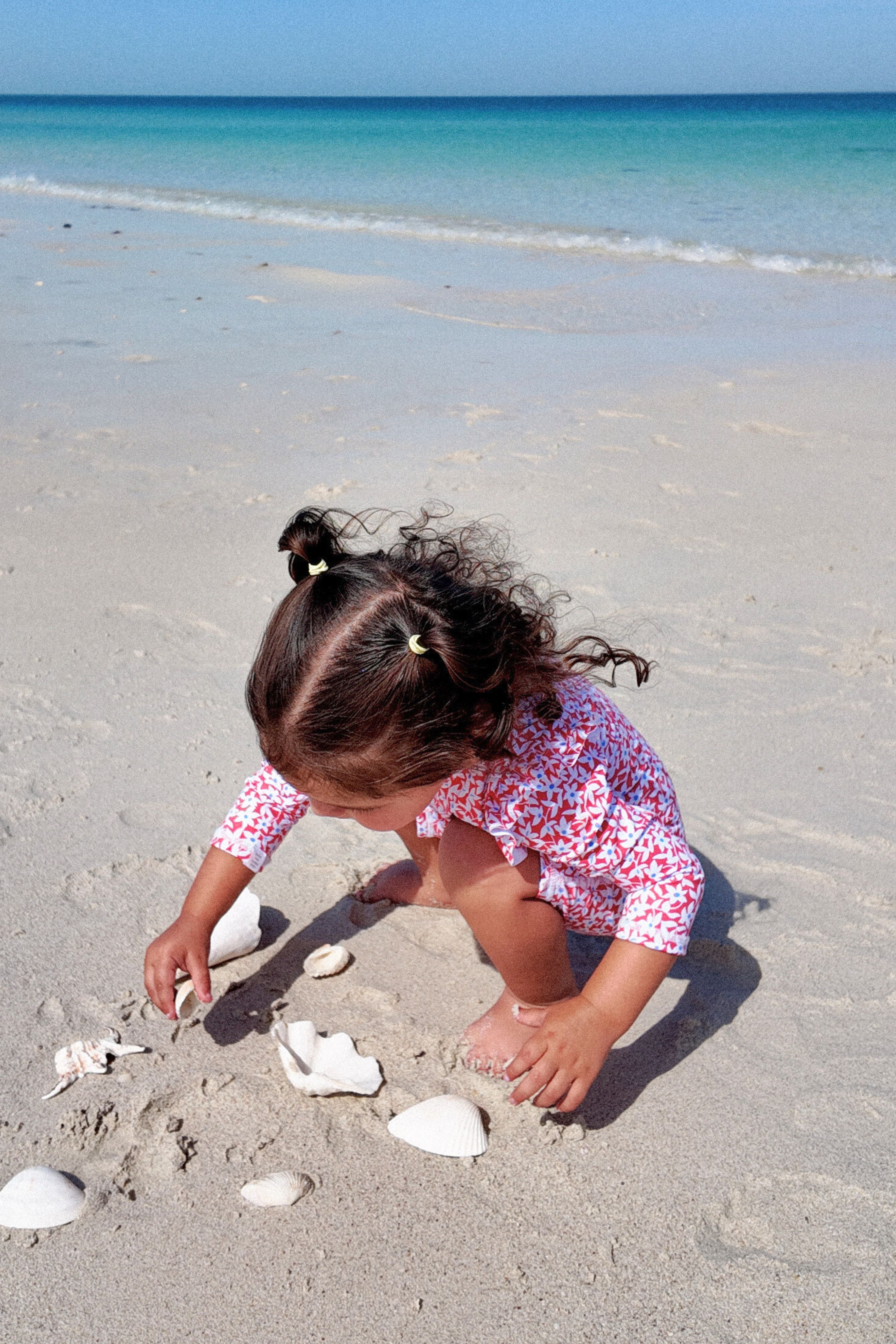 BABY SWIMSUIT - RUFFLES - Ditsy Floral