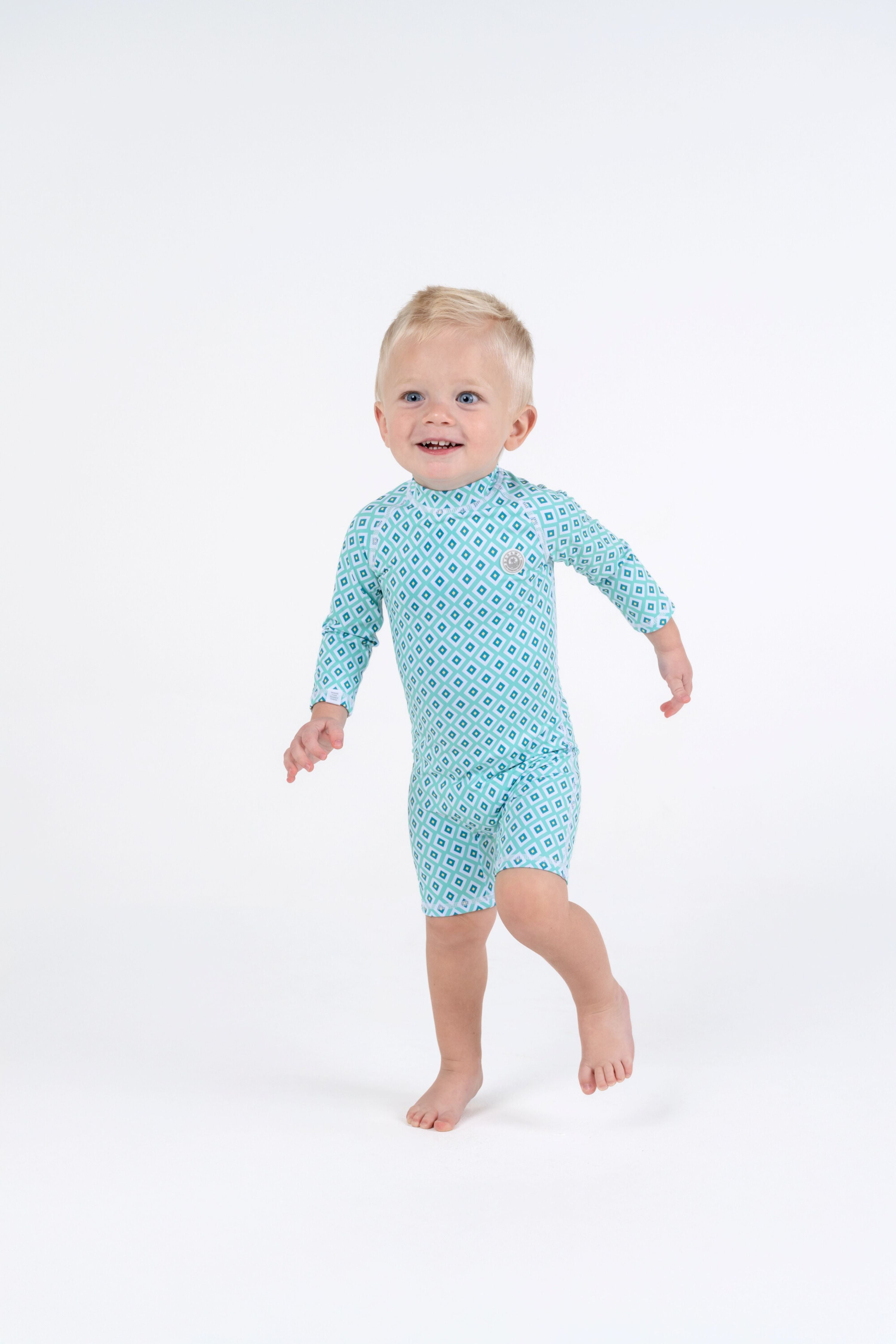 BABY SWIMSUIT - Diamond Green