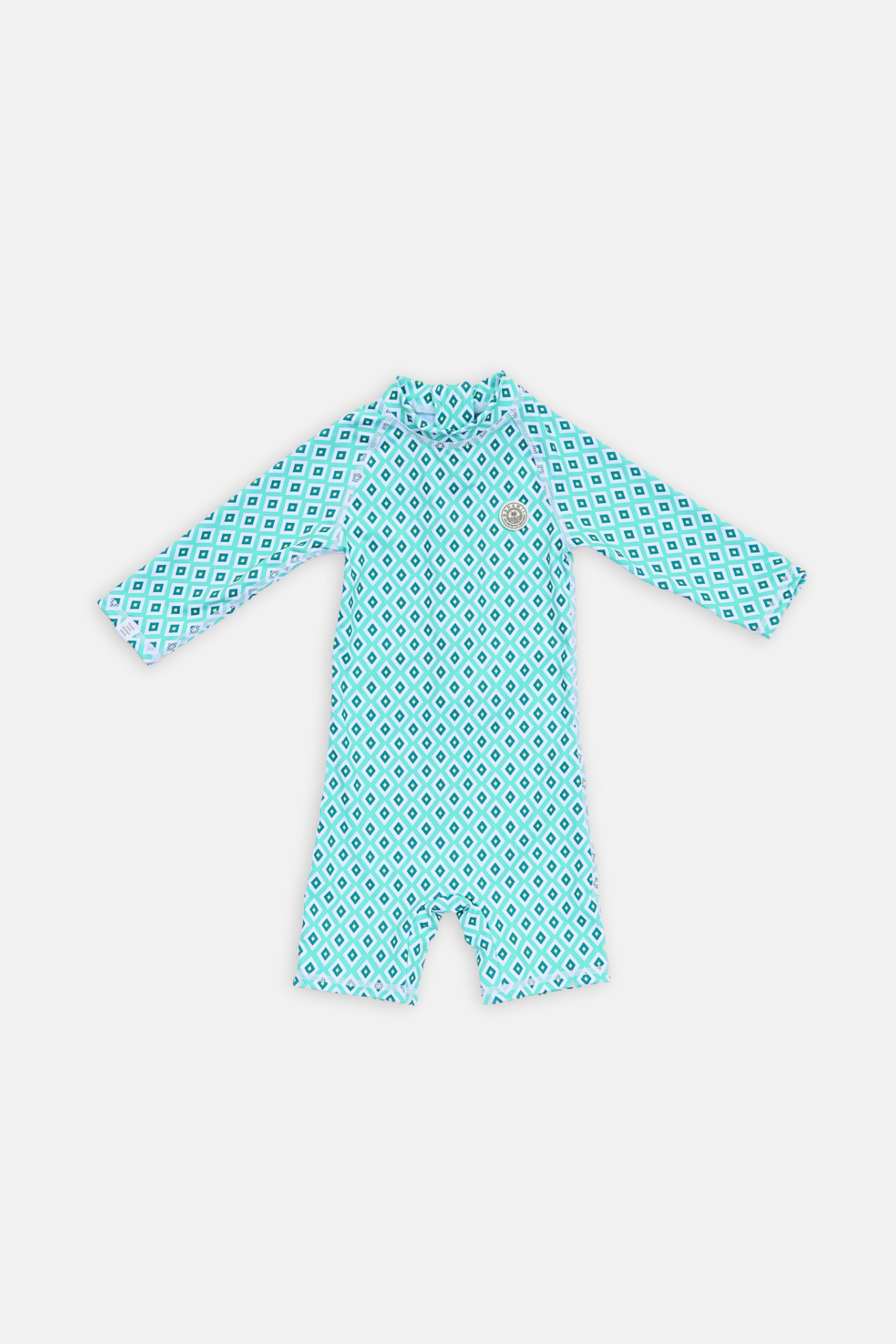 BABY SWIMSUIT - Diamond Green