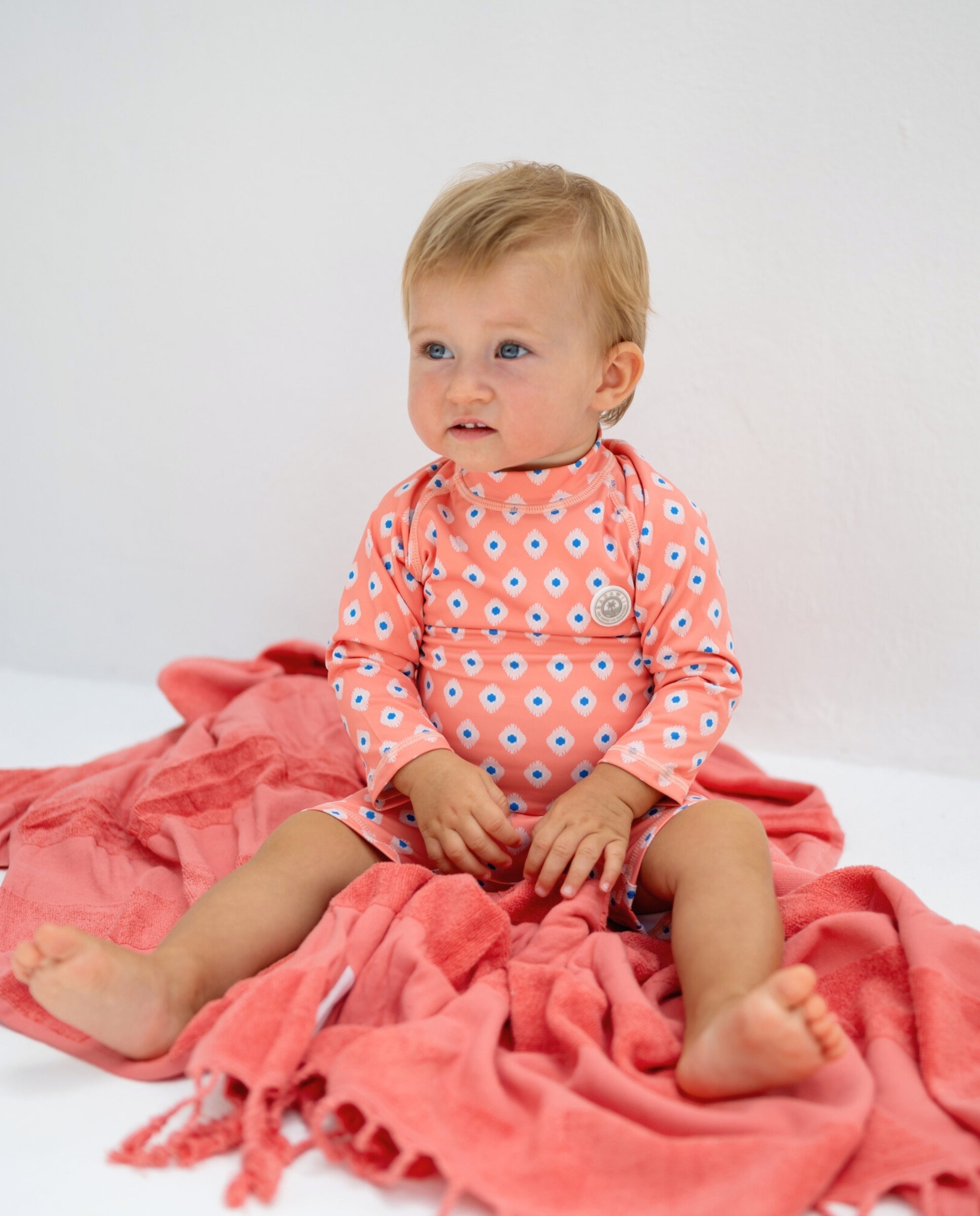 BAÑADOR BEBÉ - Peach Mosaic