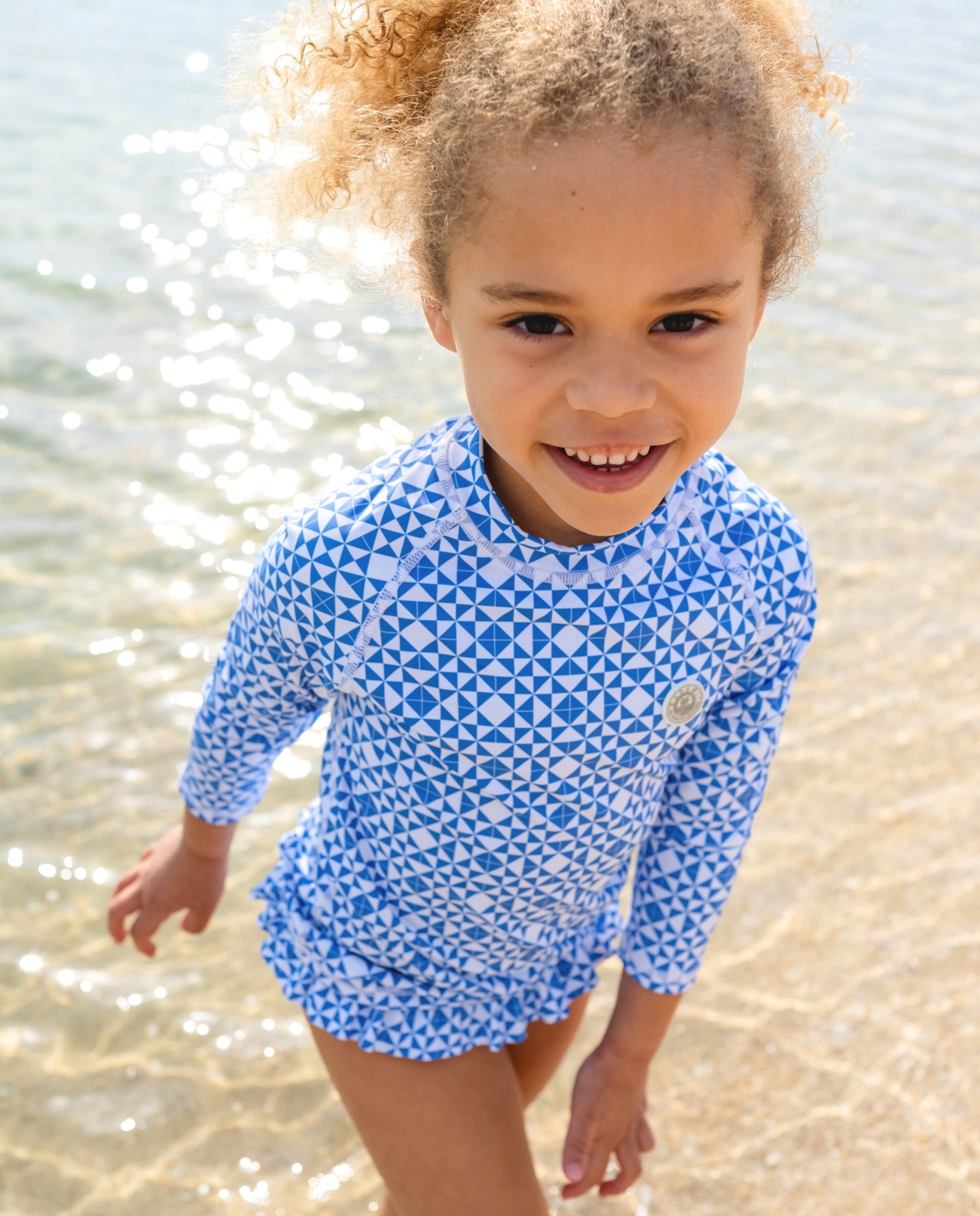 BAÑADOR NIÑA 2 PIEZAS - Mediterranean Tiles