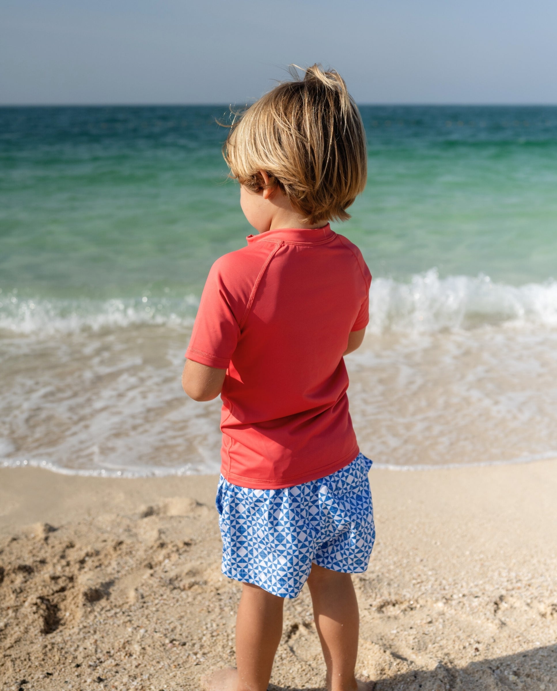 T-shirt UV criança manga curta - Red Berry