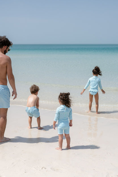 BABY SWIMSUIT - Diamond Green