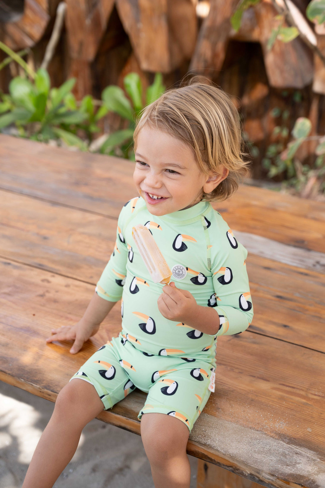 BABY SWIMSUIT- Toucan Paradise