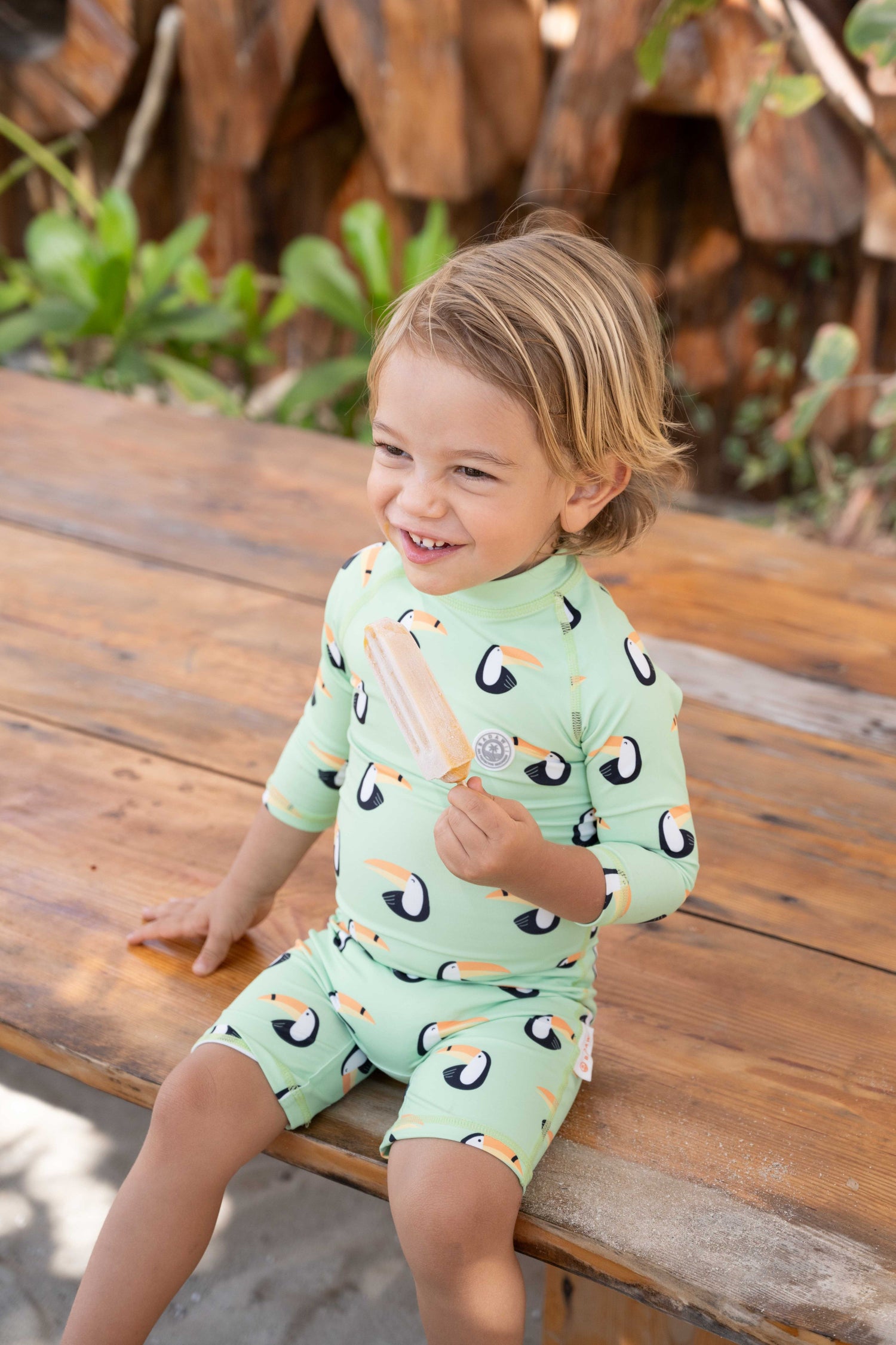 BABY SWIMSUIT- Toucan Paradise