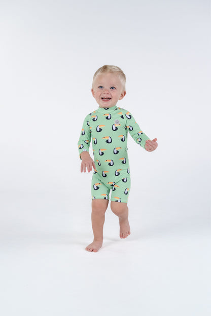 BABY SWIMSUIT- Toucan Paradise