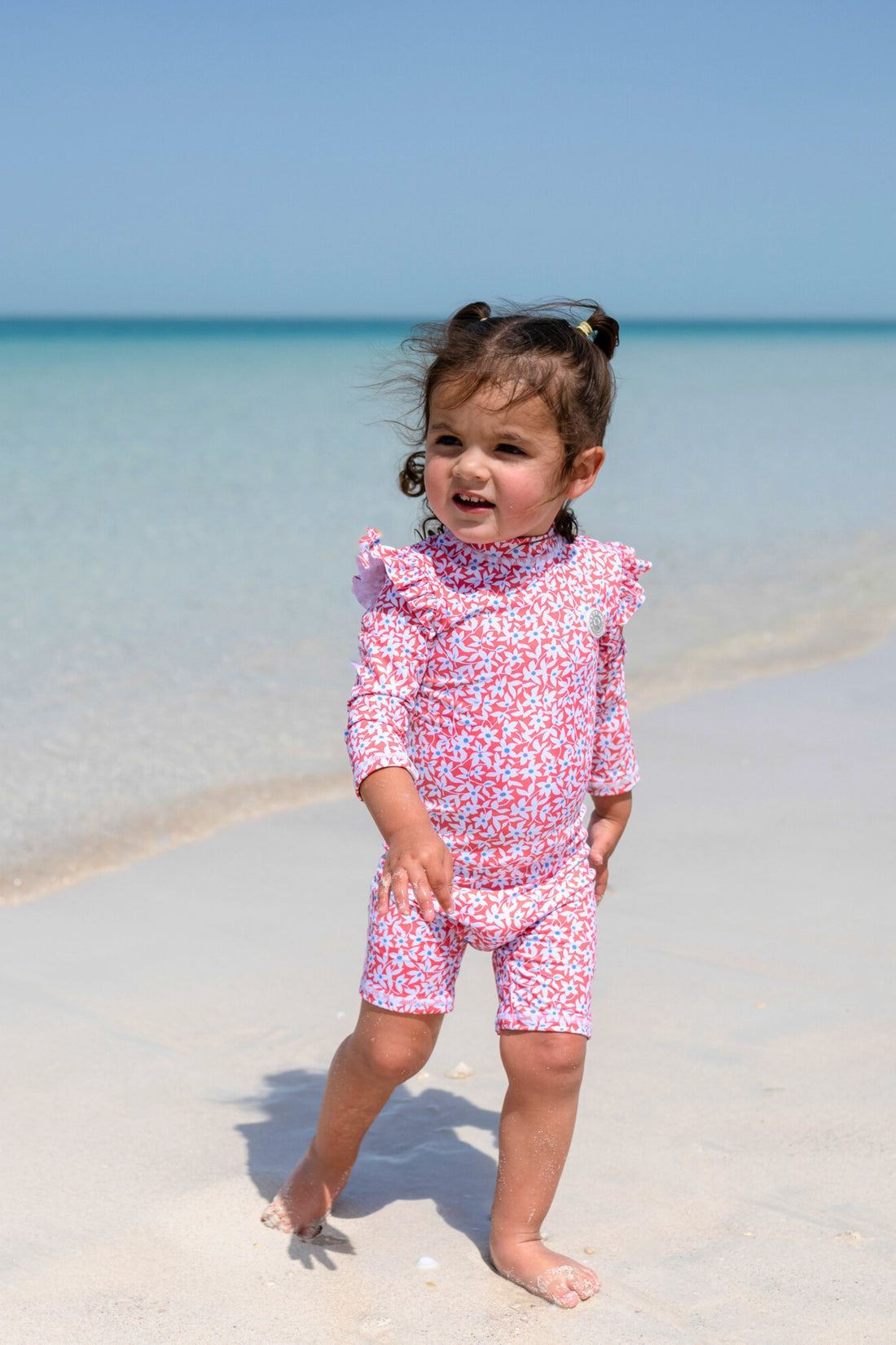 BABY SWIMSUIT - RUFFLES - Ditsy Floral