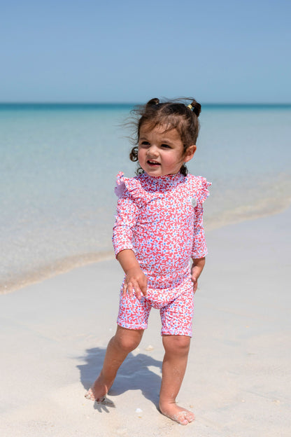 BABY SWIMSUIT - RUFFLES - Ditsy Floral