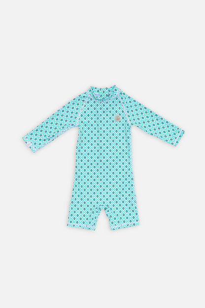 BABY SWIMSUIT - Diamond Green