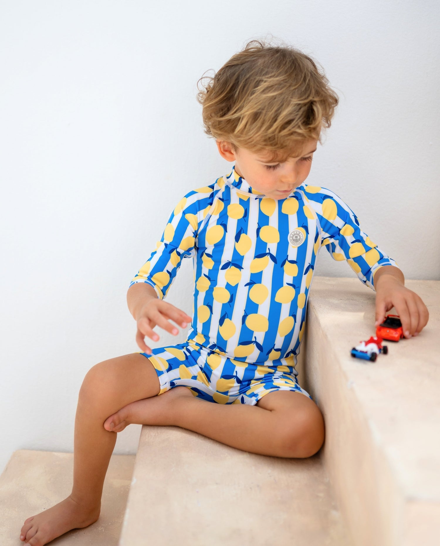 BAÑADOR BEBÉ - Limoncello Stripes