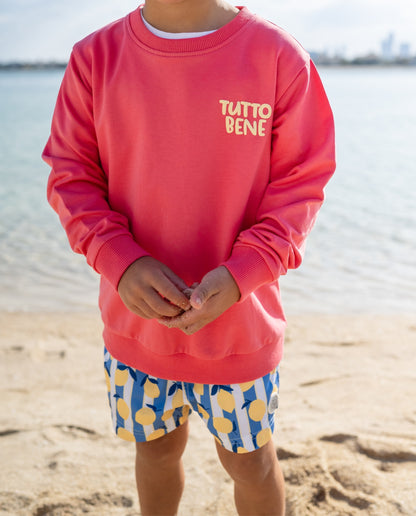 BAÑADOR NIÑO - Limoncello Stripes