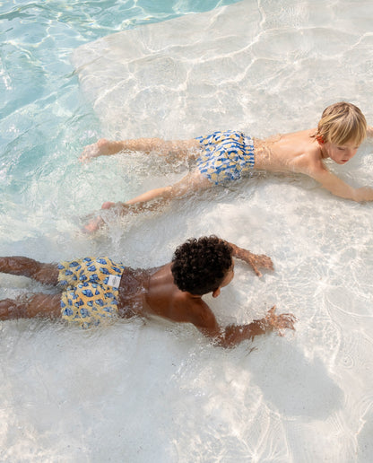 BAÑADOR NIÑO - Limoncello Stripes