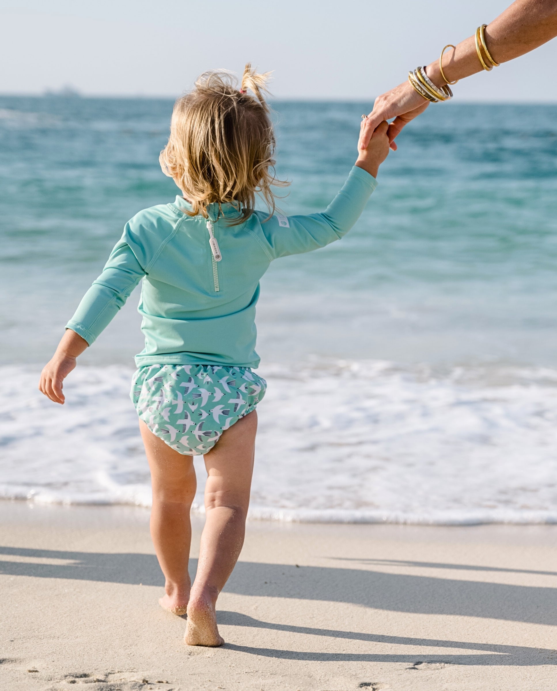 CONJUNTO FATO DE BANHO FRALDA BEBÉ - Seagull Breeze