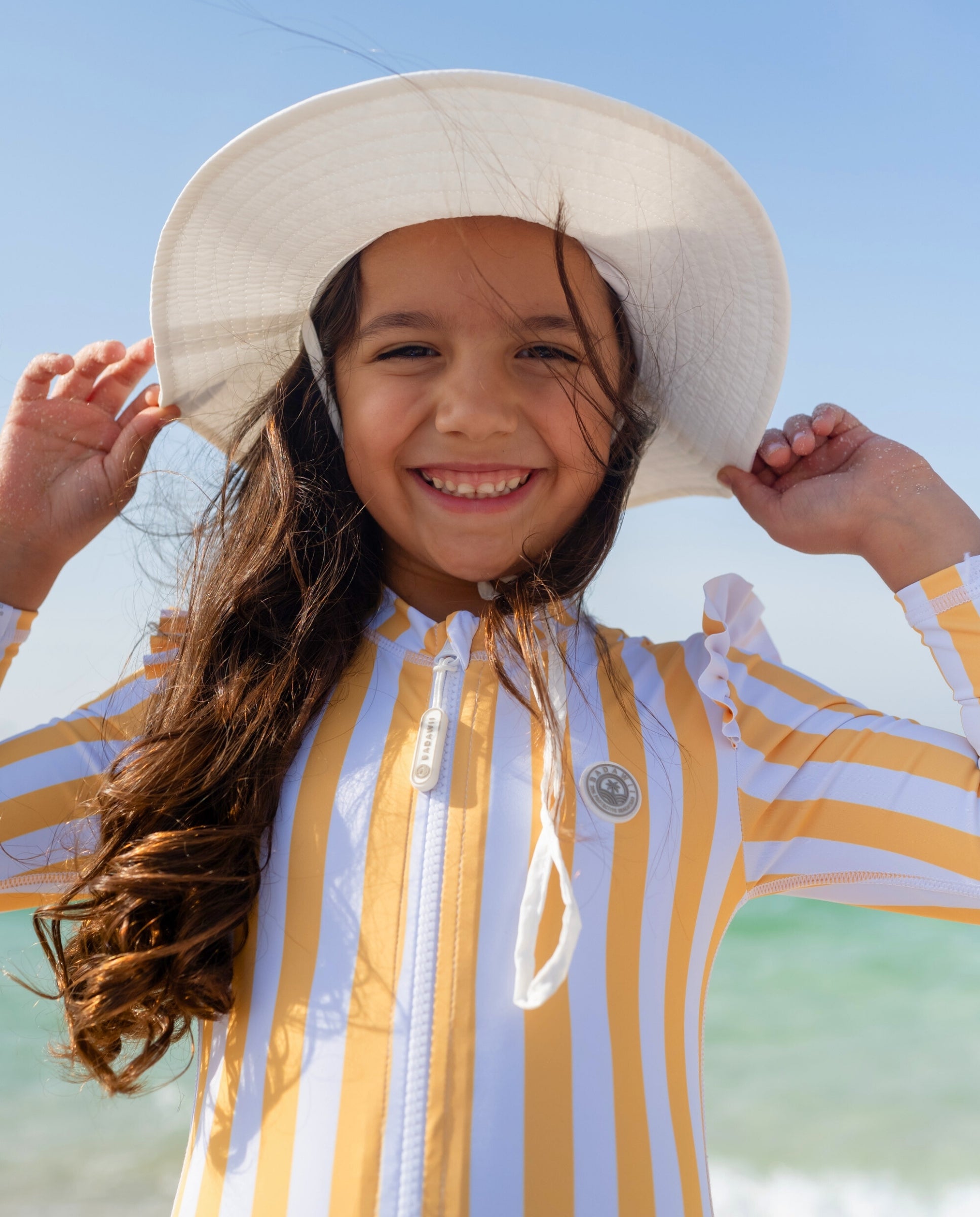 FATO DE BANHO MENINA DE MANGA COMPRIDA - Summer Stripes